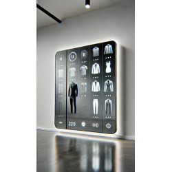 Miroir Connecté Rectangulaire - Technologie et Design Moderne
