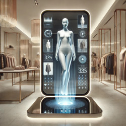 Miroir SMART Rectangulaire 120x200 - Expérience Connectée pour Magasins