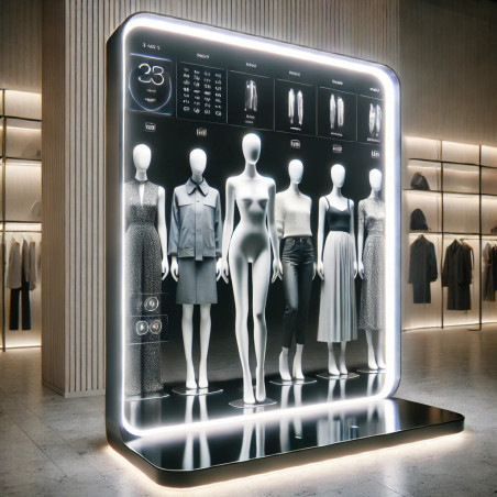 Miroir Connecté LED Slimline Rectangulaire 120x200 - Expérience d’Achat Innovante
