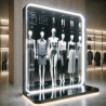 Miroir Connecté LED Slimline Rectangulaire 120x200 - Expérience d’Achat Innovante