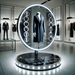Miroir SMART LED Premium Rond 80x80 - Expérience d'Achat Haut de Gamme
