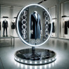 Miroir SMART LED Premium Rond 80x80 - Expérience d'Achat Haut de Gamme