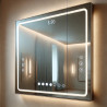 Miroir Connecté Personnalisable avec Bords Modulables - Design Sur Mesure pour Magasins